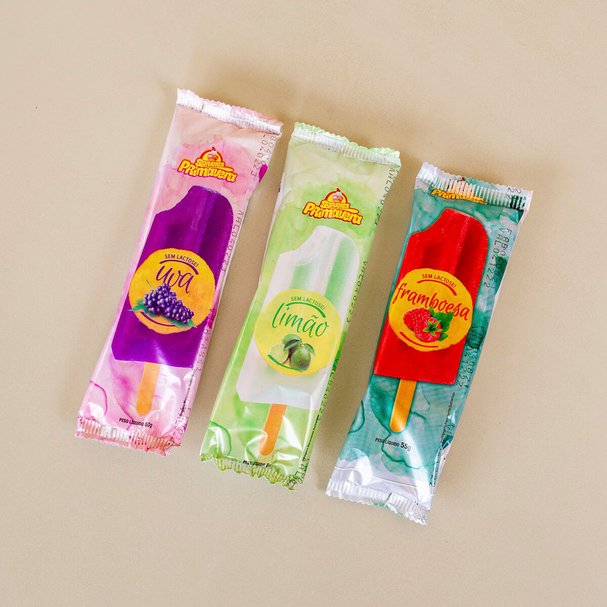 Picolés Frutas Cítricas